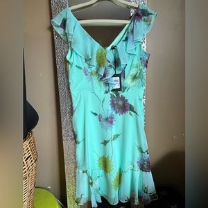 DKNY sleeveless floral print dress size 6